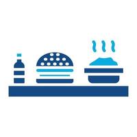 Food Glyph Two Color Icon vector