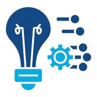 Innovation Glyph Two Color Icon vector