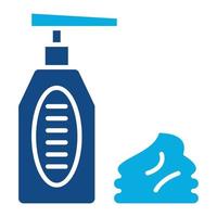 Cleansing Foam Glyph Two Color Icon vector