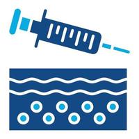 Rejuvenation Glyph Two Color Icon vector