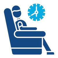 Rest Glyph Two Color Icon vector