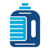 Wash Packages Glyph Two Color Icon vector