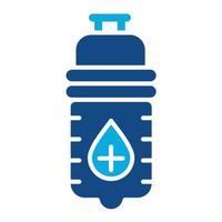 Electrolytes Glyph Two Color Icon vector