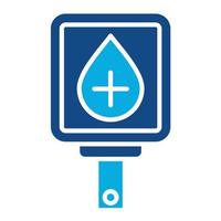 Insulin Resistance Glyph Two Color Icon vector