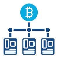 Mining Farm Glyph Two Color Icon vector