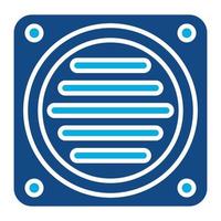 Drain Glyph Two Color Icon vector