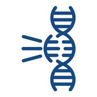 Genetic Engineering Glyph Two Color Icon vector