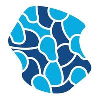 Truffle Glyph Two Color Icon vector