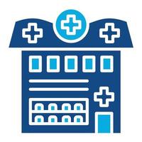 Pharmacy Glyph Two Color Icon vector