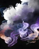 Colorful Smoke Effect Background photo