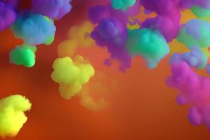 Colorful Smoke Effect Background photo