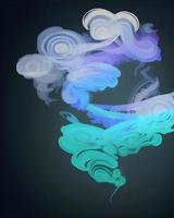 Colorful Smoke Effect Background photo