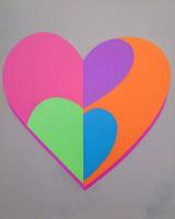 Colorful Love Heart Shape photo
