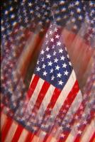múltiples imágenes de la bandera americana foto