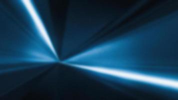 Dark blue abstract neon lights background, technology business grainy gradient dynamic perspective, copy space photo