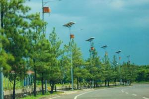 Solar Public Street Lighting is a lighting solution for roads photo