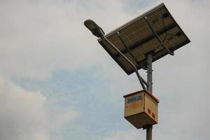 Solar Public Street Lighting is a lighting solution for roads photo