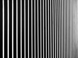 The perspective of parallel black and white lines photo