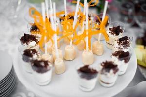 delicious sweet dessert candy bar on celebration delicious sweet dessert candy bar on celebration photo