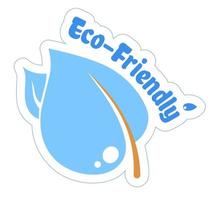 Eco friendly cleaning detergents and solutions vector