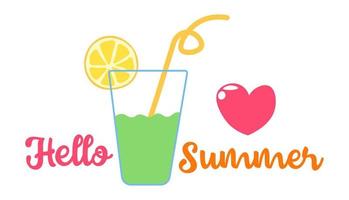 Summer Drink Stickers Collection 2420632 Vector Art at Vecteezy