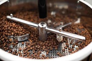 machine for roasting coffee beans photo