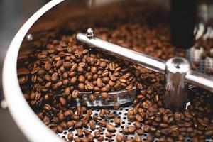 machine for roasting coffee beans photo