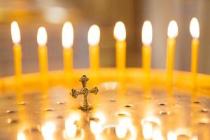 many candles in the church photo