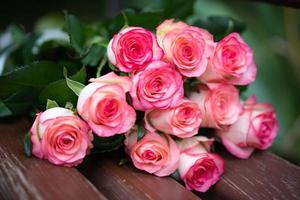 beautiful bouquet of flowers rose photo