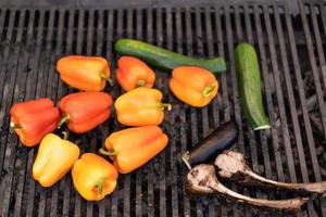 vegetables roasted grilled photo