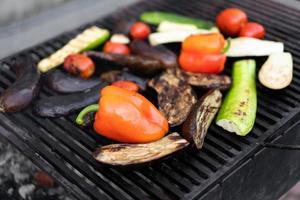 vegetables roasted grilled photo