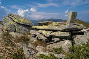 beautiful landscape mountains Carpathians in the Ukraine photo