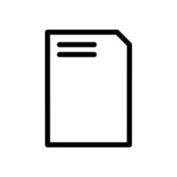 icono de línea de archivo de computadora aislado sobre fondo blanco. icono negro plano y delgado en el estilo de contorno moderno. símbolo lineal y trazo editable. ilustración de vector de trazo simple y perfecto de píxeles.