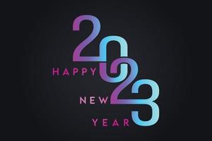 Happy new Year 2023 Banner and poster vector