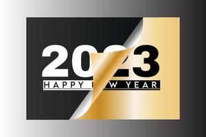 Happy new Year 2023 Banner and poster vector