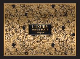Luxury Table Matt Design for Textile and social media post vector
