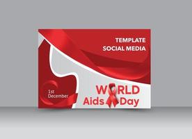 World Aids Day 1st December vector