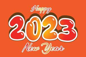Happy new Year 2023 Banner and poster vector
