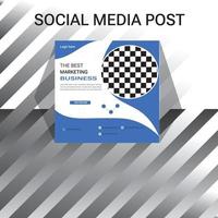 social media design template vector