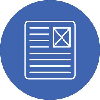 Latent Semantic Index Line Circle Background Icon vector