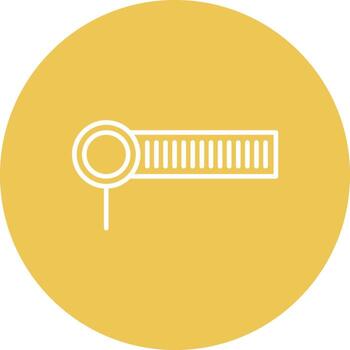 icono de fondo de círculo de línea de código de seguimiento vector