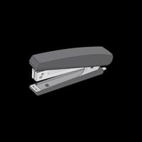 stapler in vector art style, isolated on black background. stapler in vector art style for coloring book.