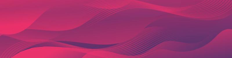 Abstract Red Fluid Wave Banner Template vector