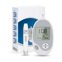 Glucometer and Syringe for Sugar Diabetes Monitoring with Copy Space Isolated on White vector