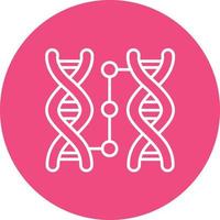 Cloning Line Circle Background Icon vector