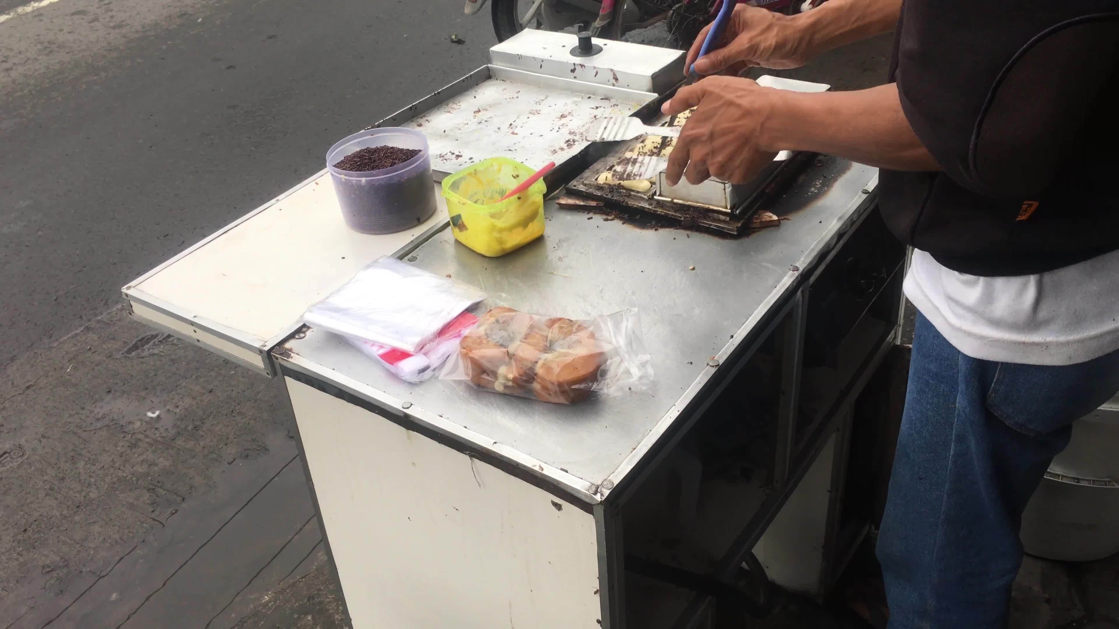 Making Pukis traditional snacks. Pukis is made from flour dough mixed