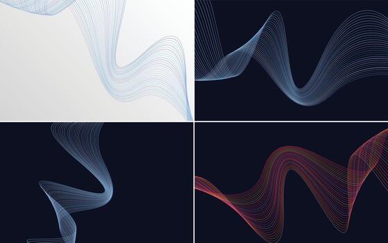 Add texture to your designs with this set of 4 vector backgrounds