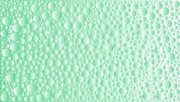 Turquoise doted gradient pattern background. Different sizes. Light color. Reflection. Texture aqua dots. vector