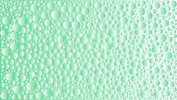 Turquoise doted gradient pattern background. Different sizes. Light color. Reflection. Texture aqua dots. vector