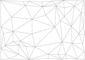 Polygon abstract polygonal geometric triangle background. Origami white pattern. vector